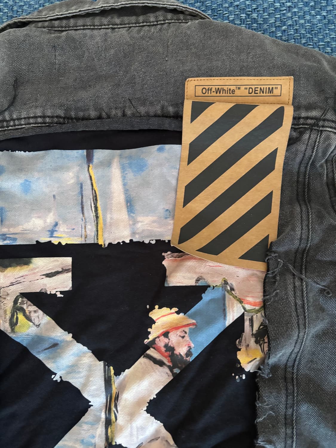 버질 아블로 오프화이트 데님자켓 급처 상품이미지3