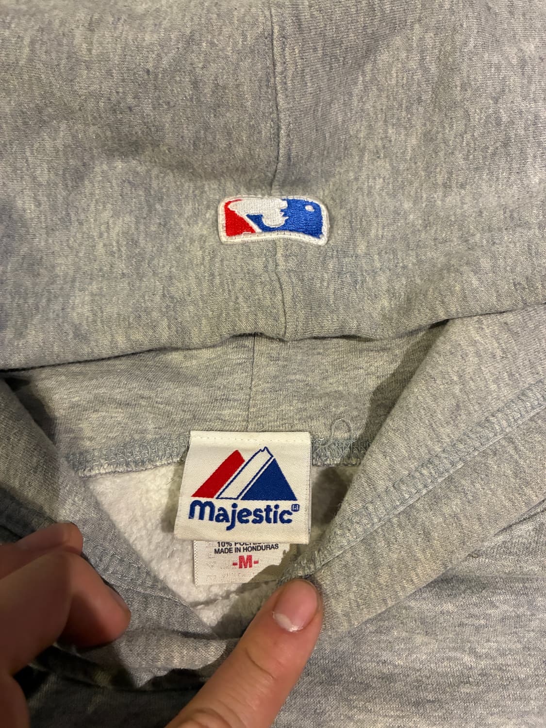 M) 마제스틱 시카고 컵스 빅로고 후드티 상품이미지3