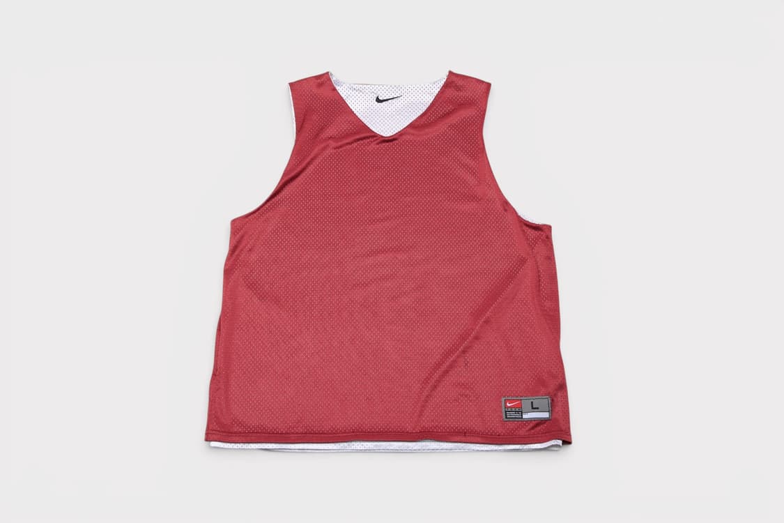 [L] 90's 나이키 스우시 올드스쿨 양면 조끼 상품이미지1