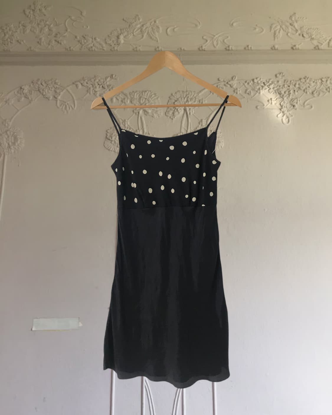 vintage dot pattern slip one-piece  상품이미지4