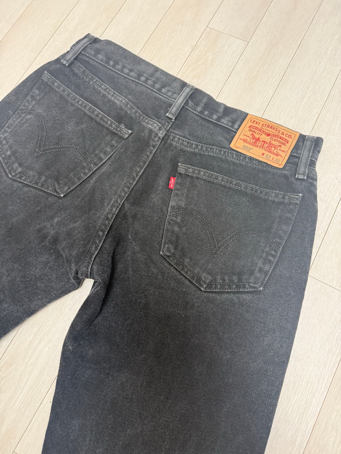 리바이스 505 블랙진 스트레이트 핏 31~32 size 상품이미지5