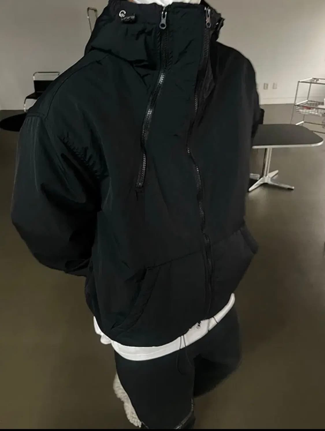 5온스 후드 패딩 점퍼 상품이미지4