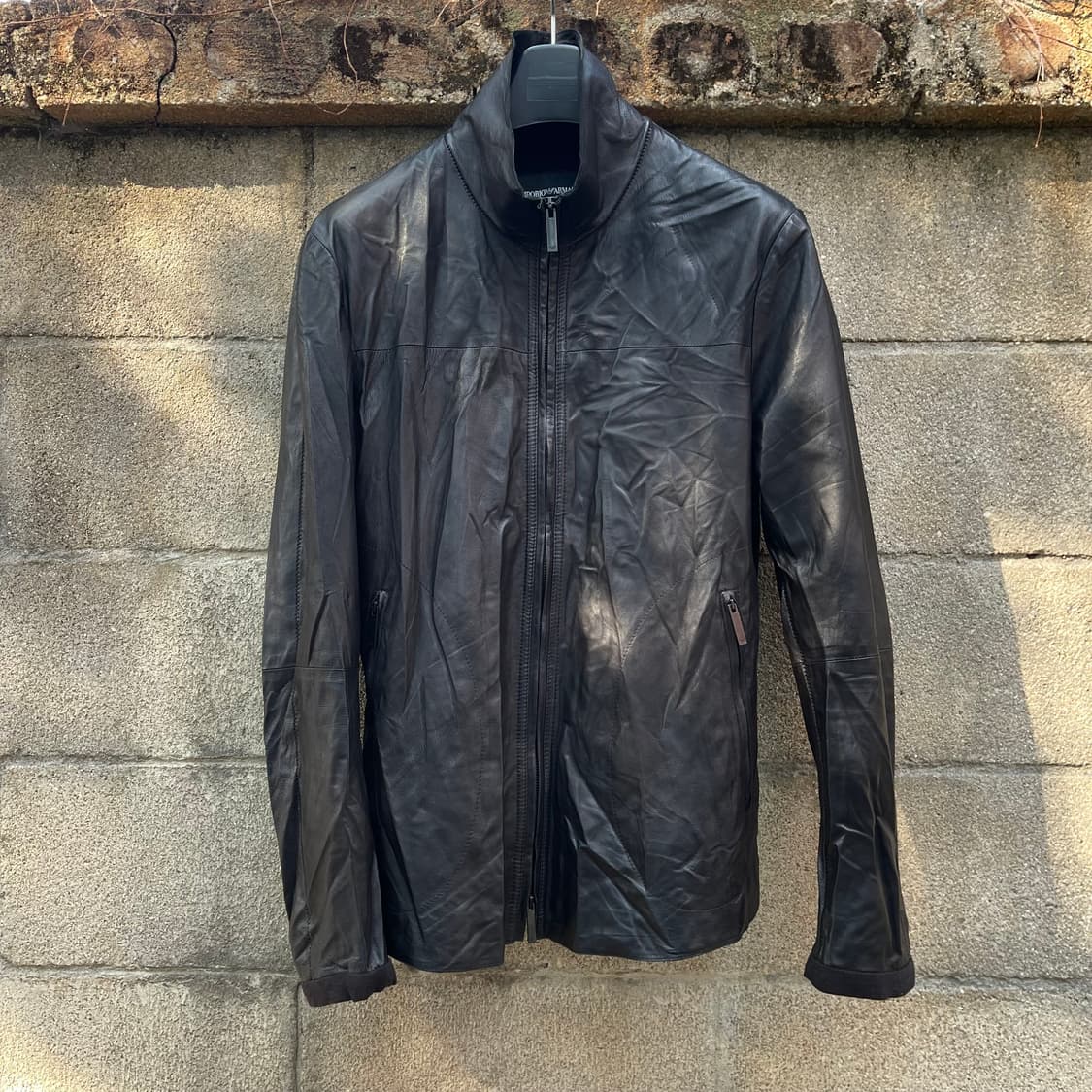 [52] SS2012 Emporio Armani Black Leather 상품이미지3