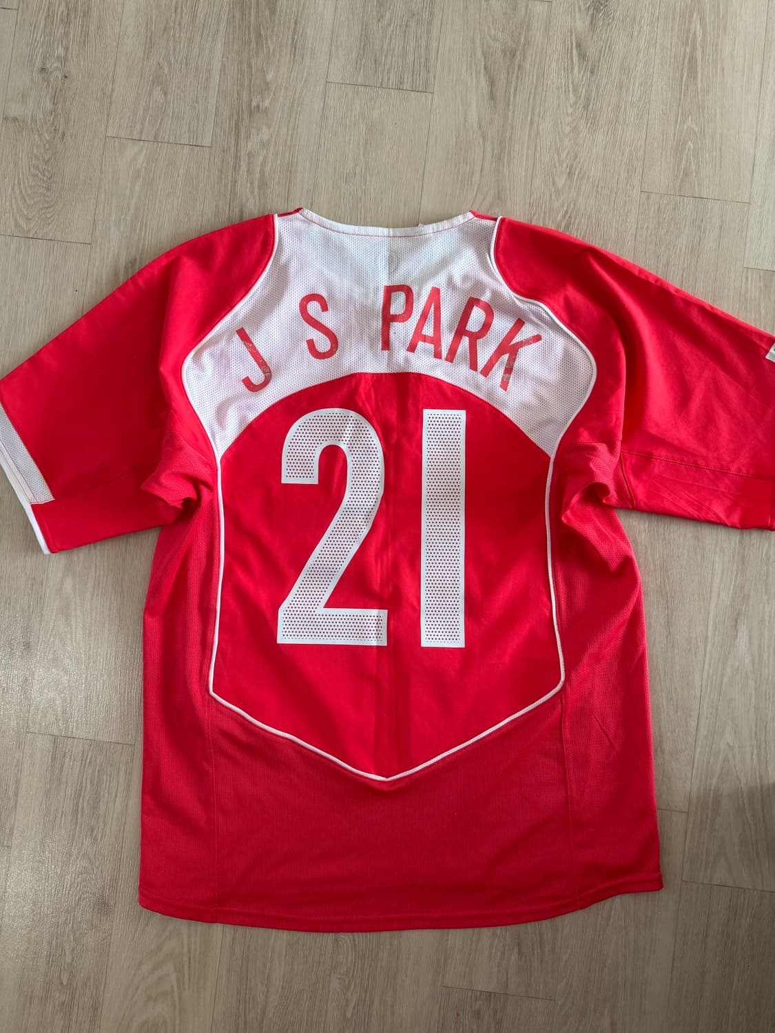 2004 대한민국 홈 축구 유니폼No.21 박지성 상품이미지2