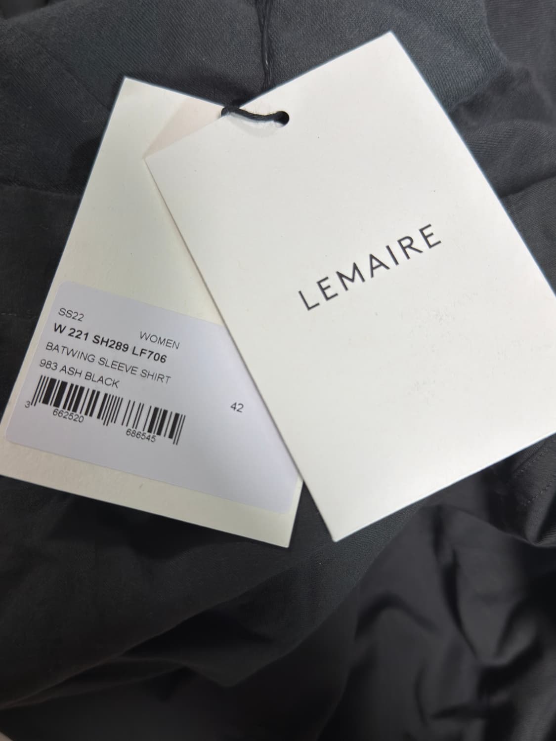 22ss 르메르 배트윙슬리브 셔츠 42 상품이미지2