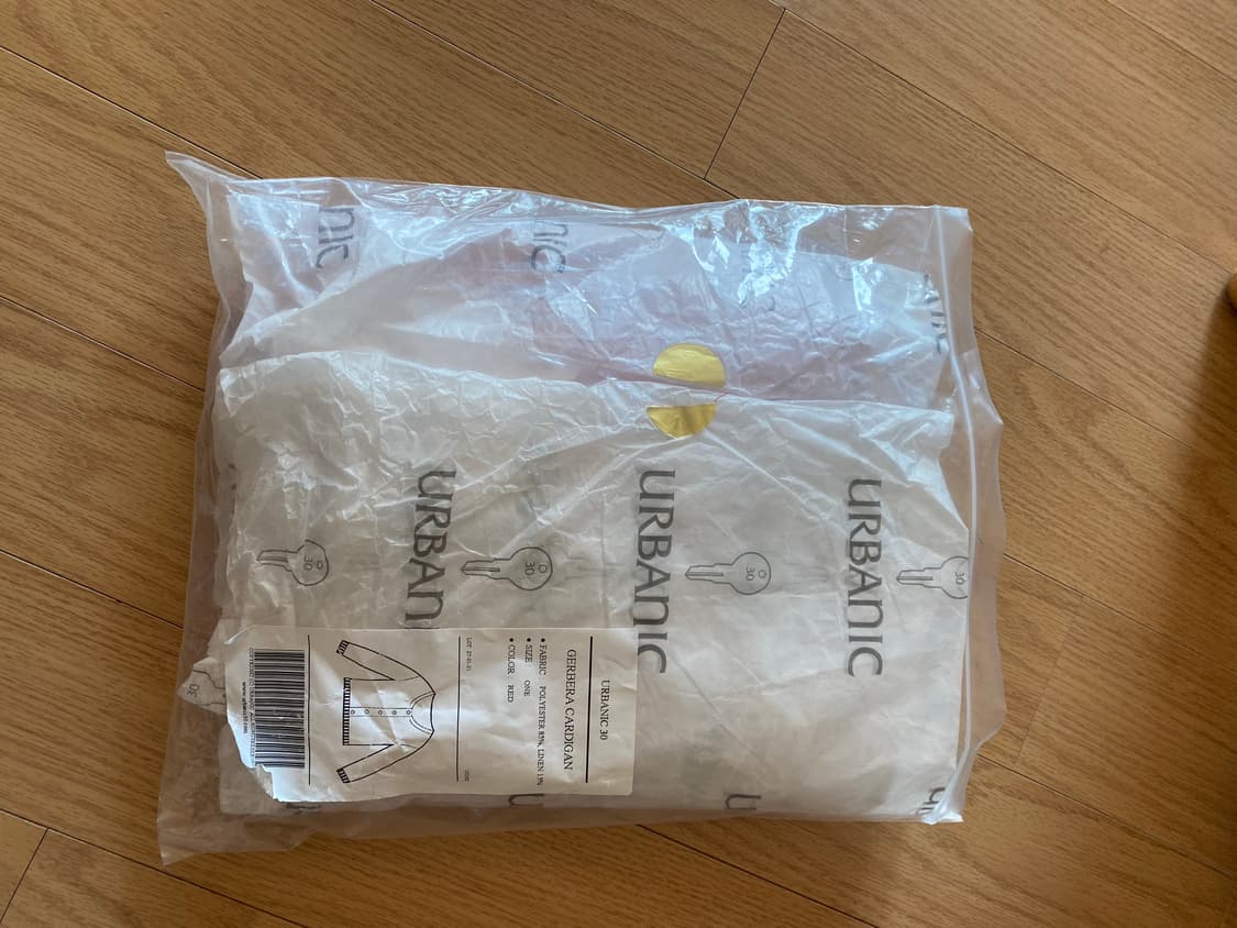 얼바닉30 가베라 레드 가디건 새상품 상품이미지5