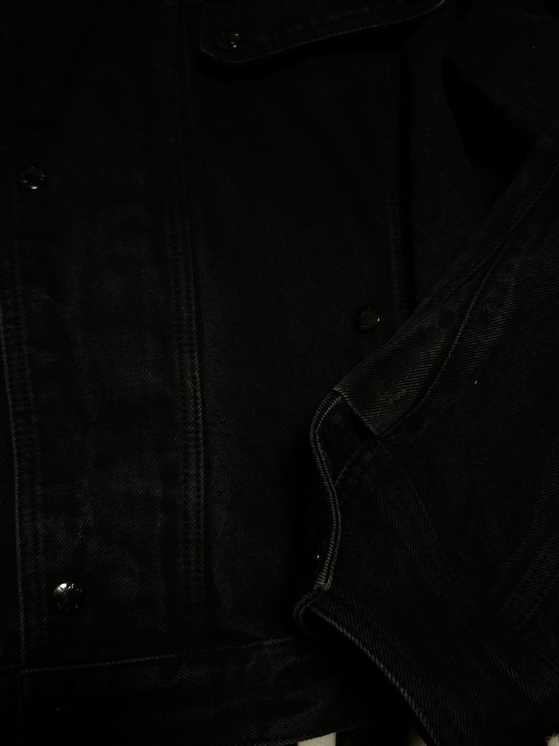 IRO 더블 플래킷 데님 블루종 남성 M 상품이미지4