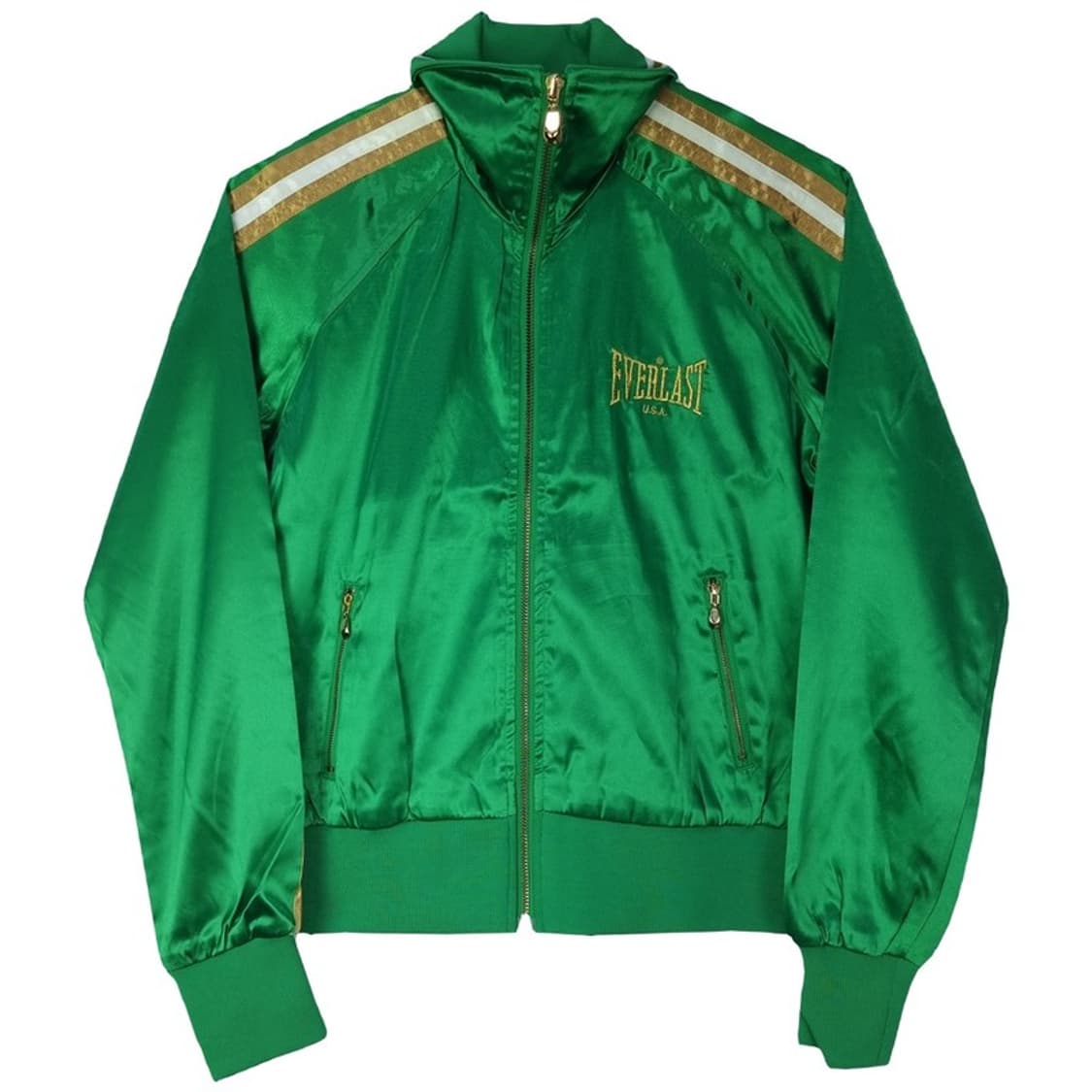 [에버라스트] 폴리쉘 빈티지 유광 집업 져지 트랙탑 자켓 M18098 상품이미지2