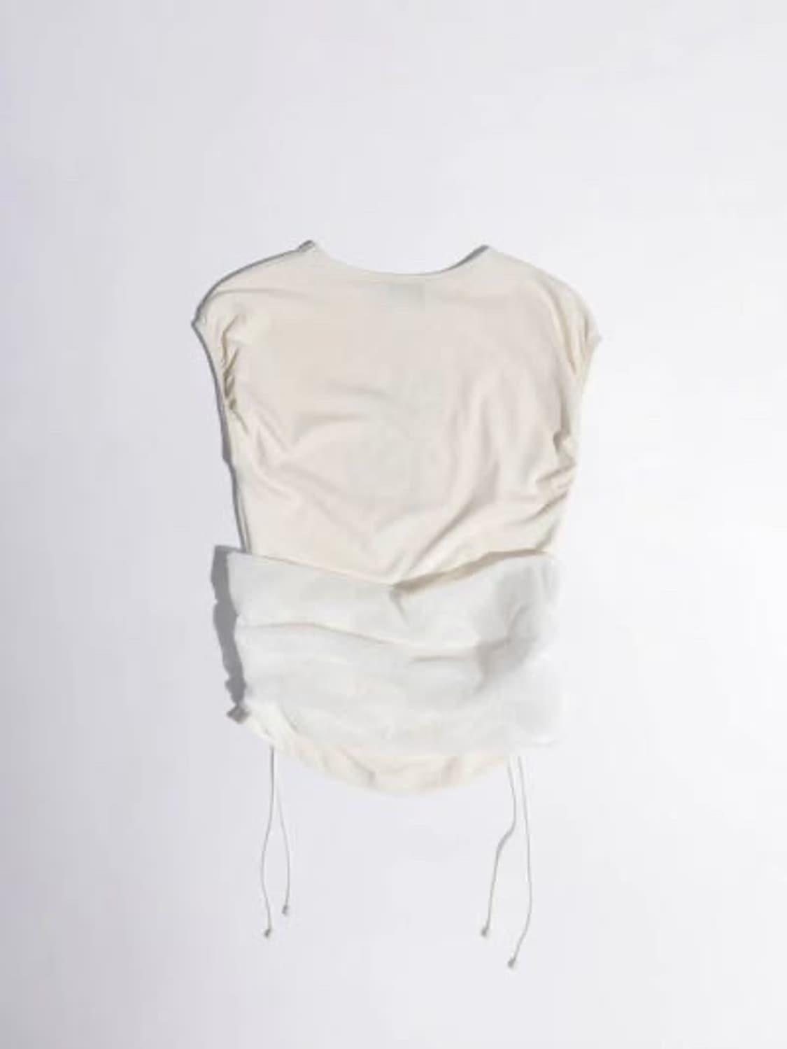 스컬프터 베리셔링탑 크림 berry shirring top 상품이미지3