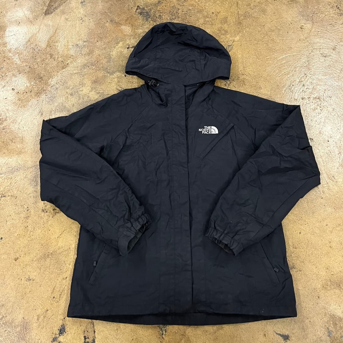 [정품/XL] 노스페이스 블랙 바람막이 후드 자켓 b14 상품이미지2