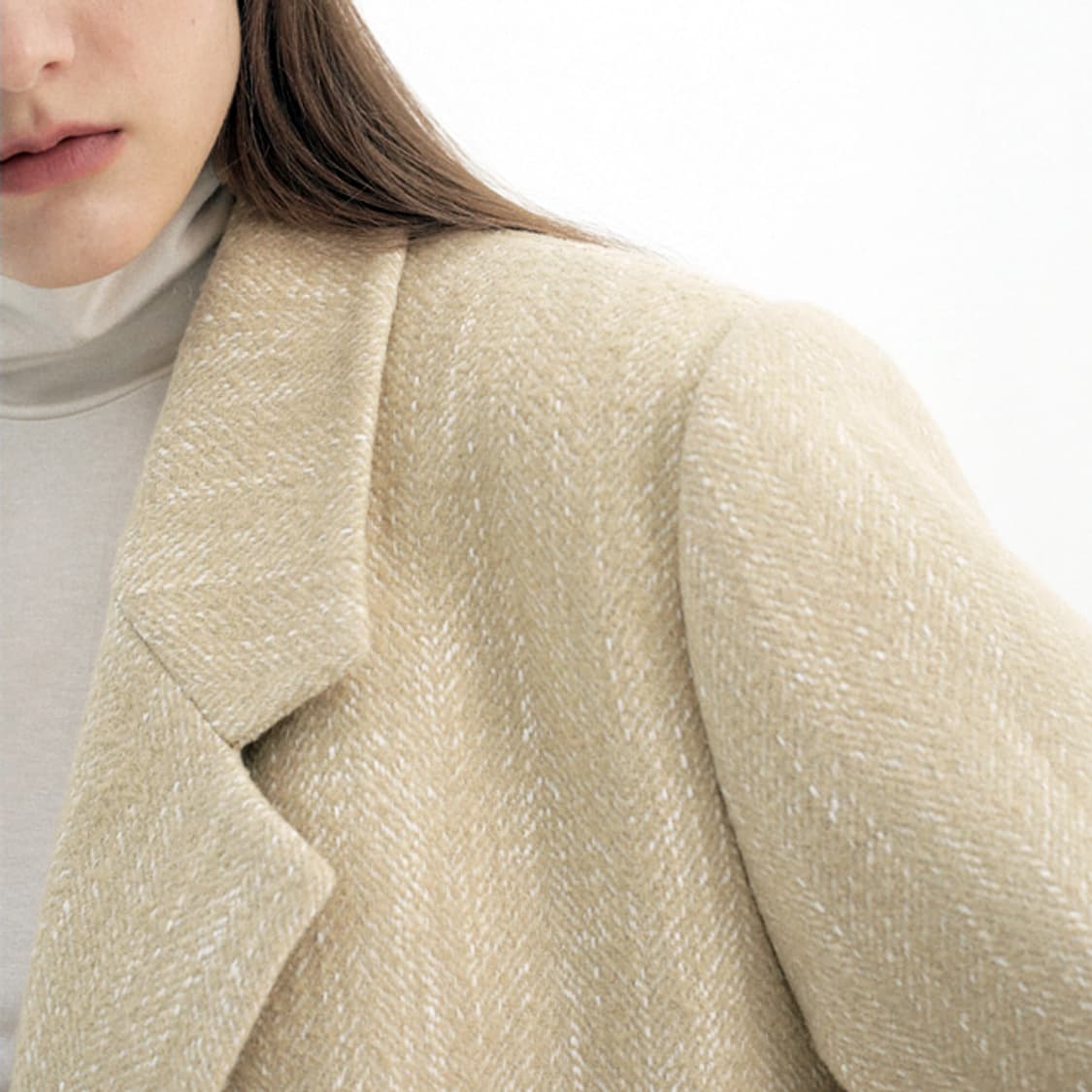 유아이제이아이(UIJI) 울 블렌드 슈트자켓 프리사이즈 상품이미지2