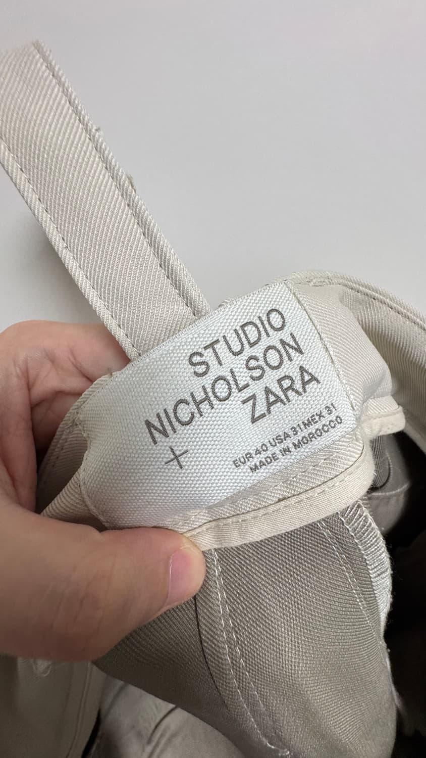 [40] 자라 & 스튜디오 니콜슨 트윌 팬츠 베이지 상품이미지4