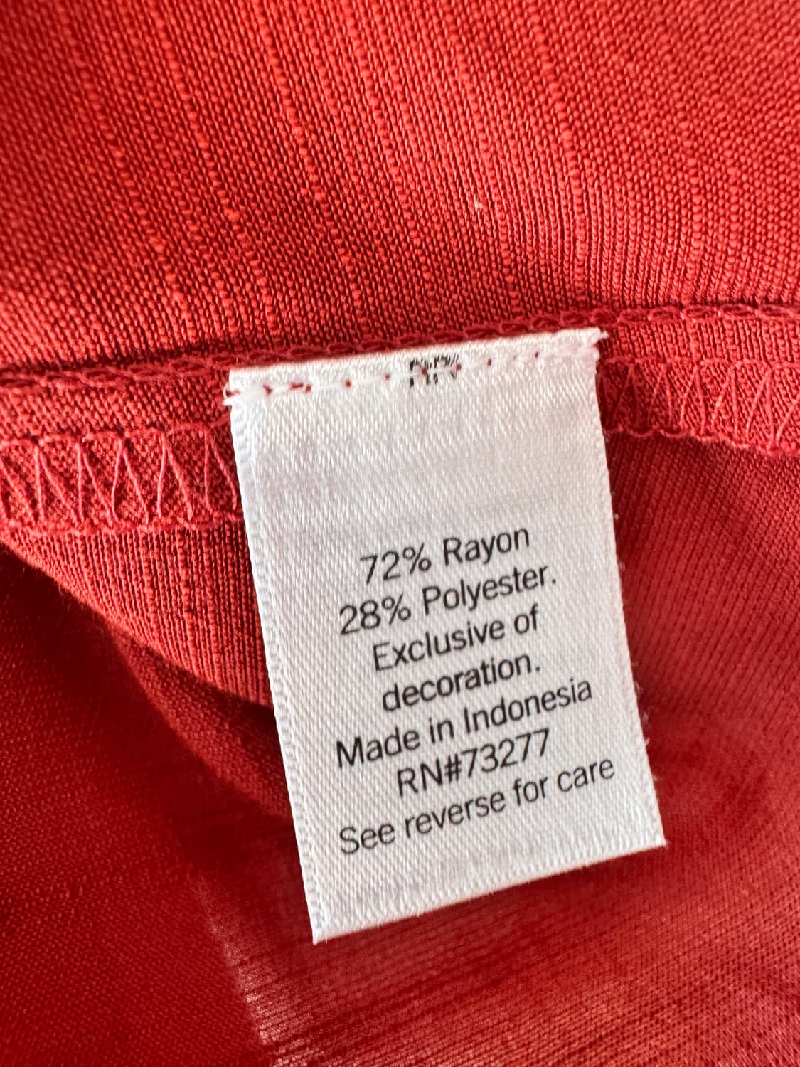 새상품 Nine West 레드 셔링 민소매 블라우스 M(55,66가능) 상품이미지6