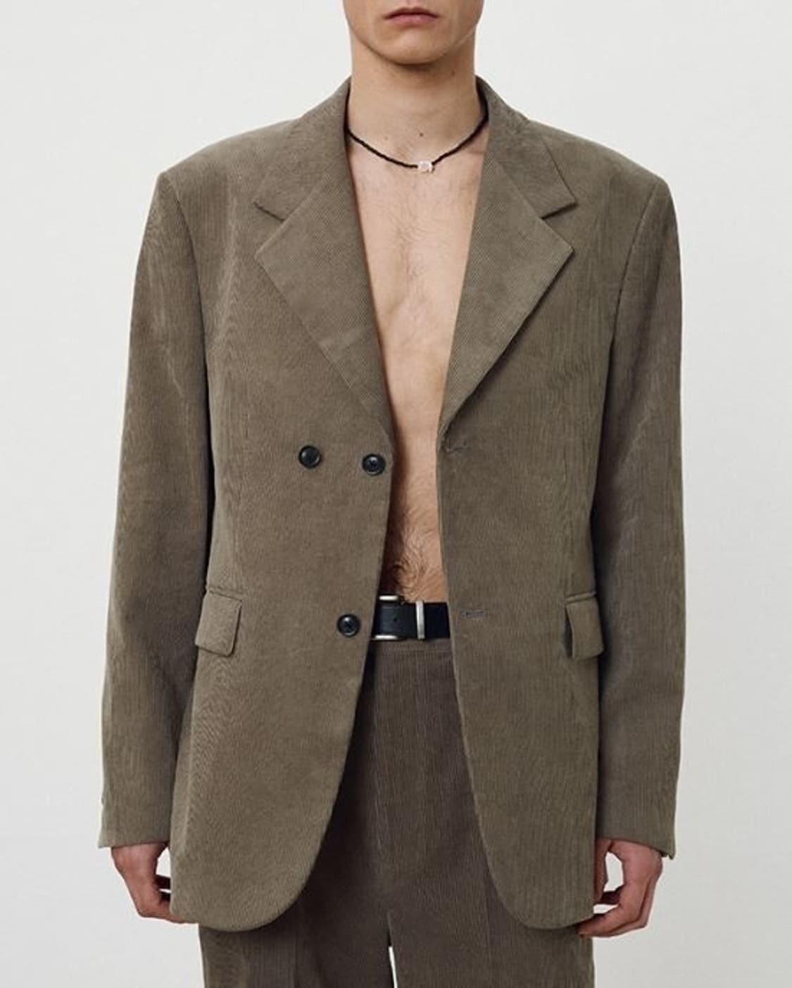 토니웩 코듀로이 블레이저 셋업 상의XL/하의32 상품이미지1