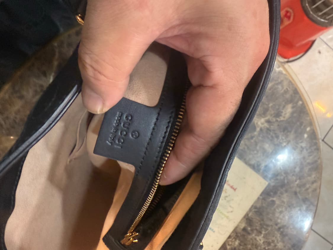 정품 구찌 GG로고 시마 레더 탑 핸들 2way백 팝니다 상품이미지7