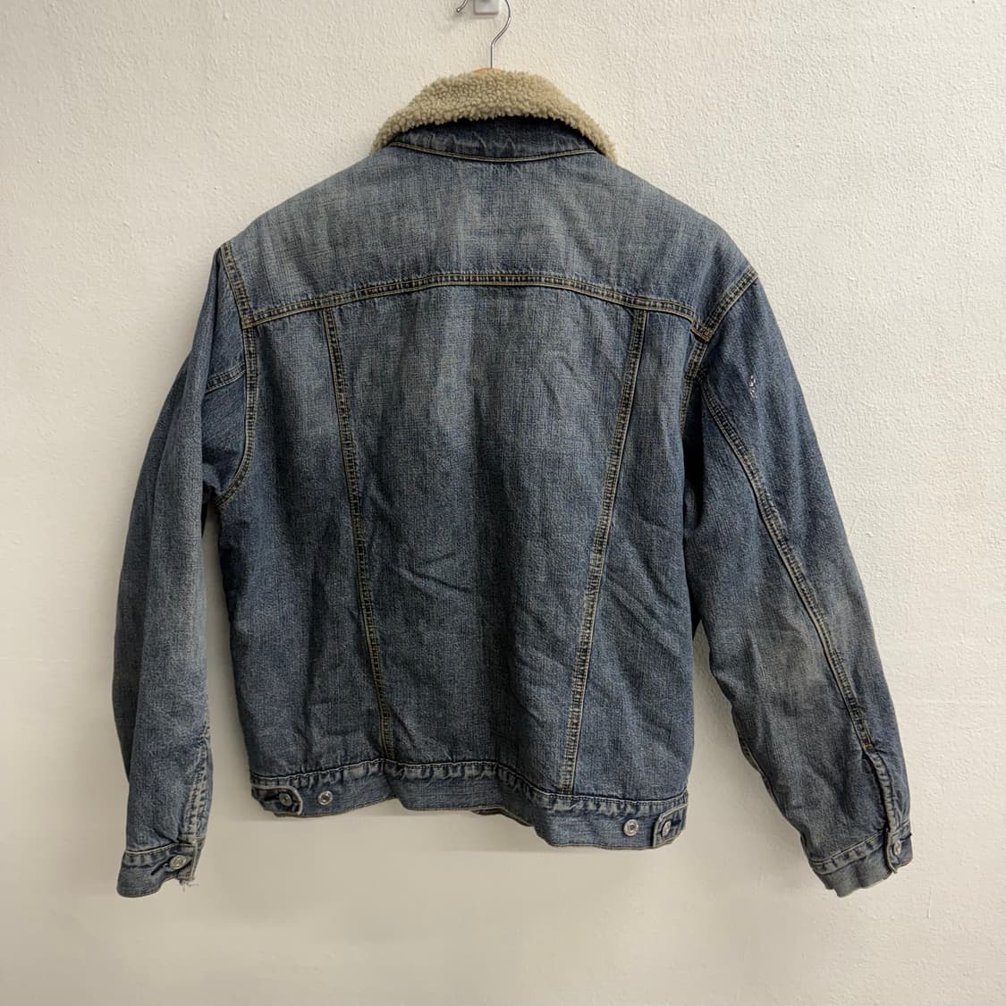 리바이스 USA 데님 쉐르파 트러커 자켓  M 상품이미지3
