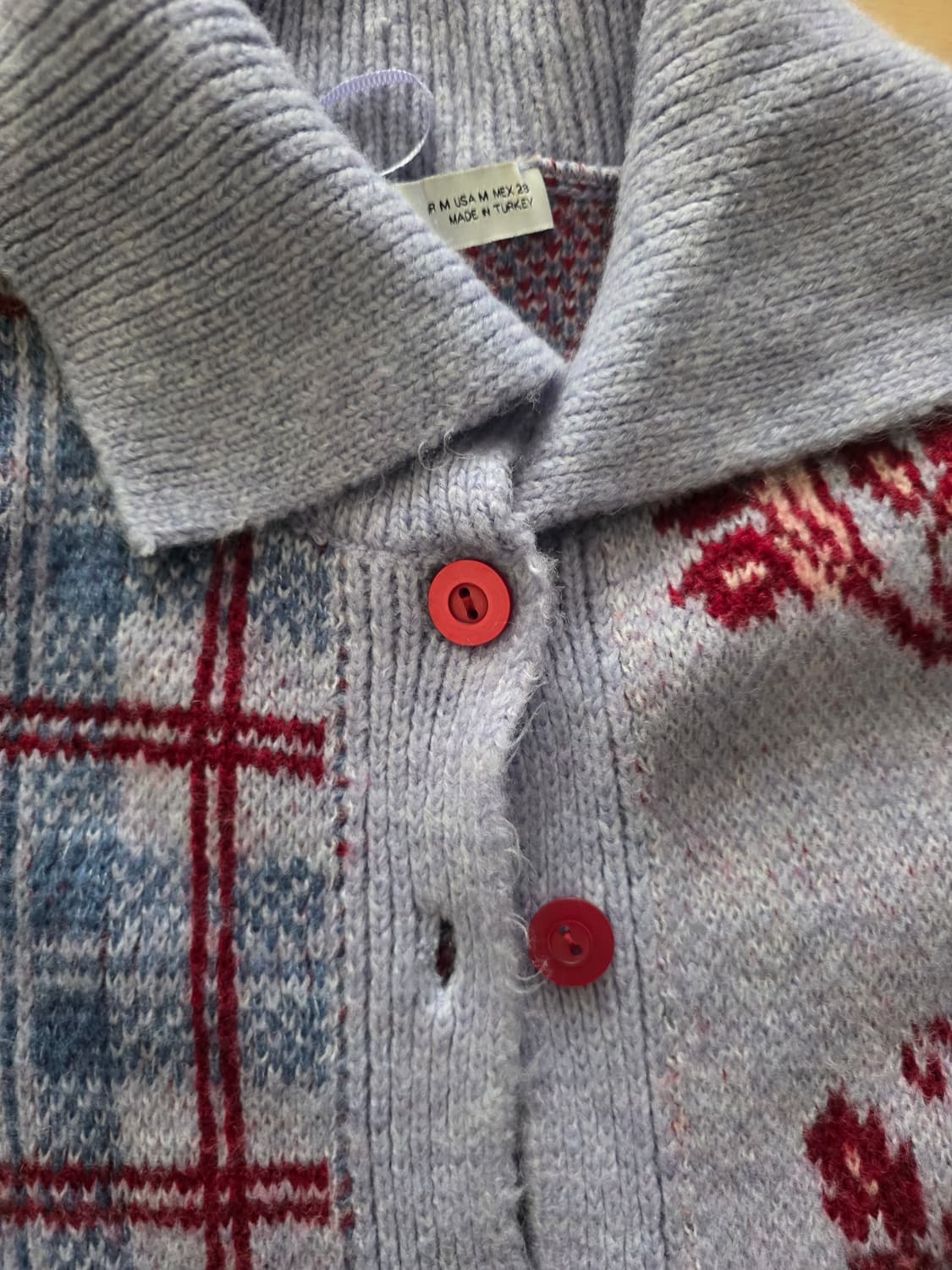 자라 패치워크 자카드 가디건 상품이미지2