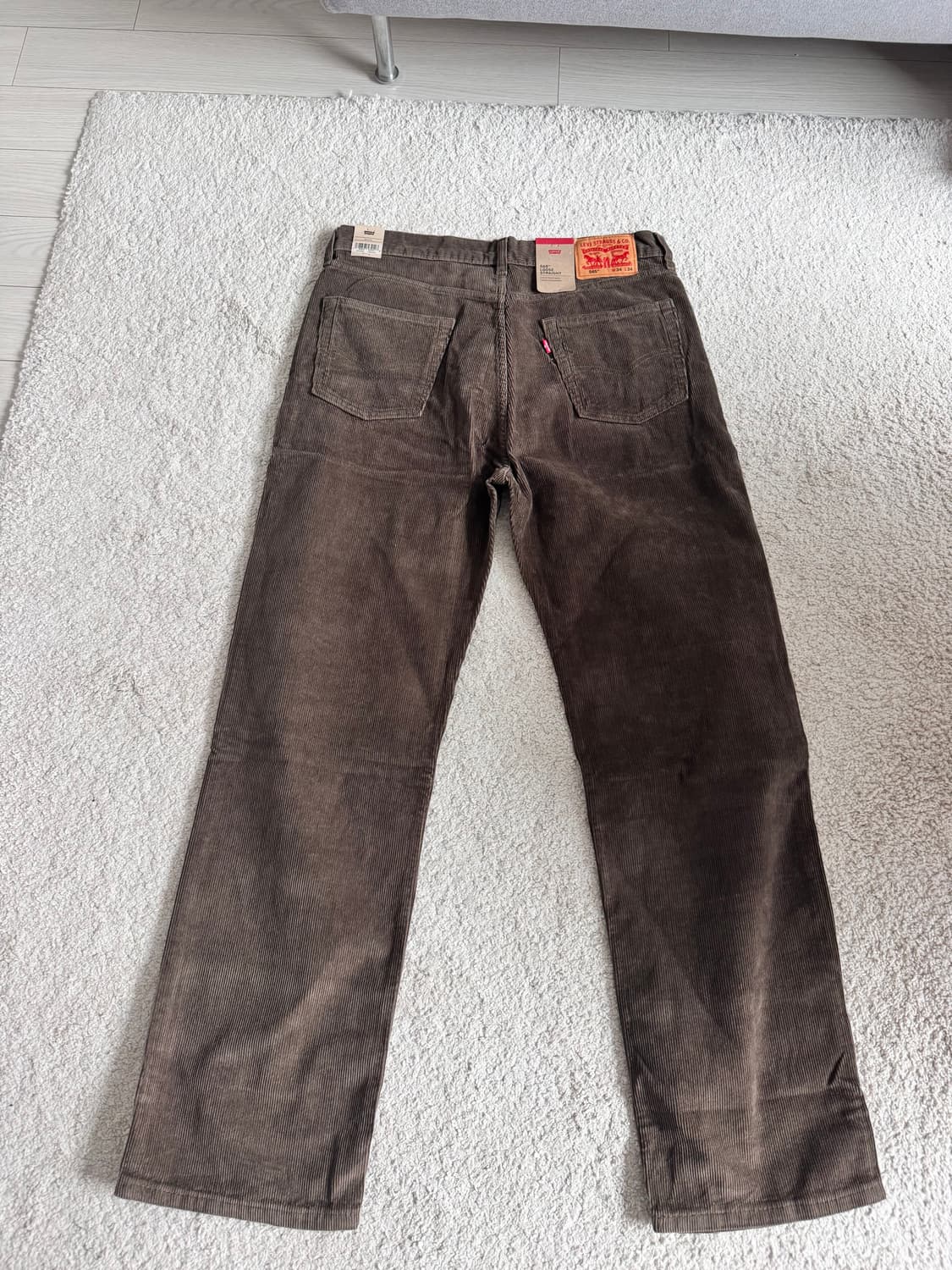 565 코듀로이 팬츠 34/34 브라운 상품이미지2