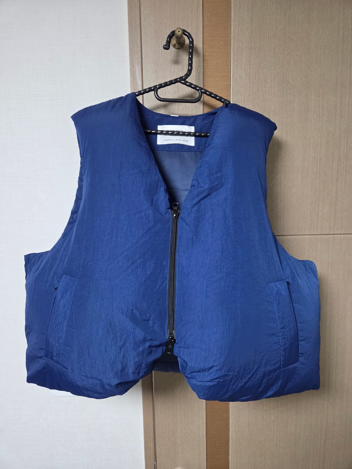 노매뉴얼 NM SAVER VEST - NAVY Lsize 새상품 상품이미지3
