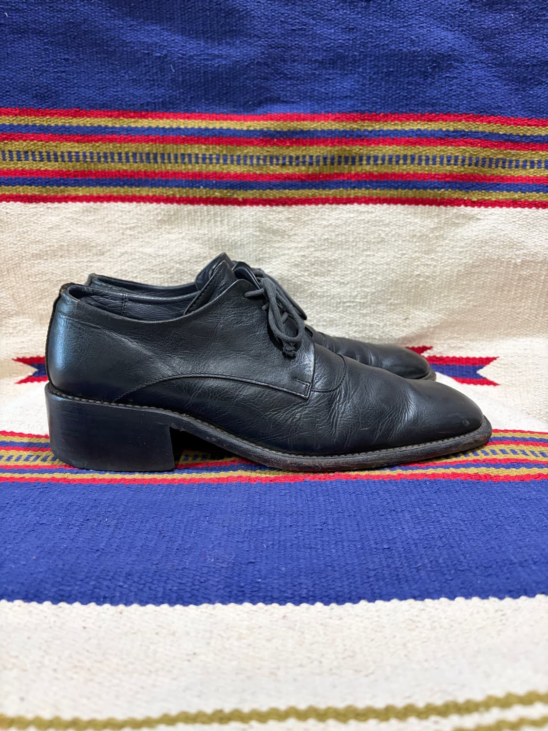 알프레도 바니스터 스퀘어 토 롱힐 더비 슈즈 상품이미지3