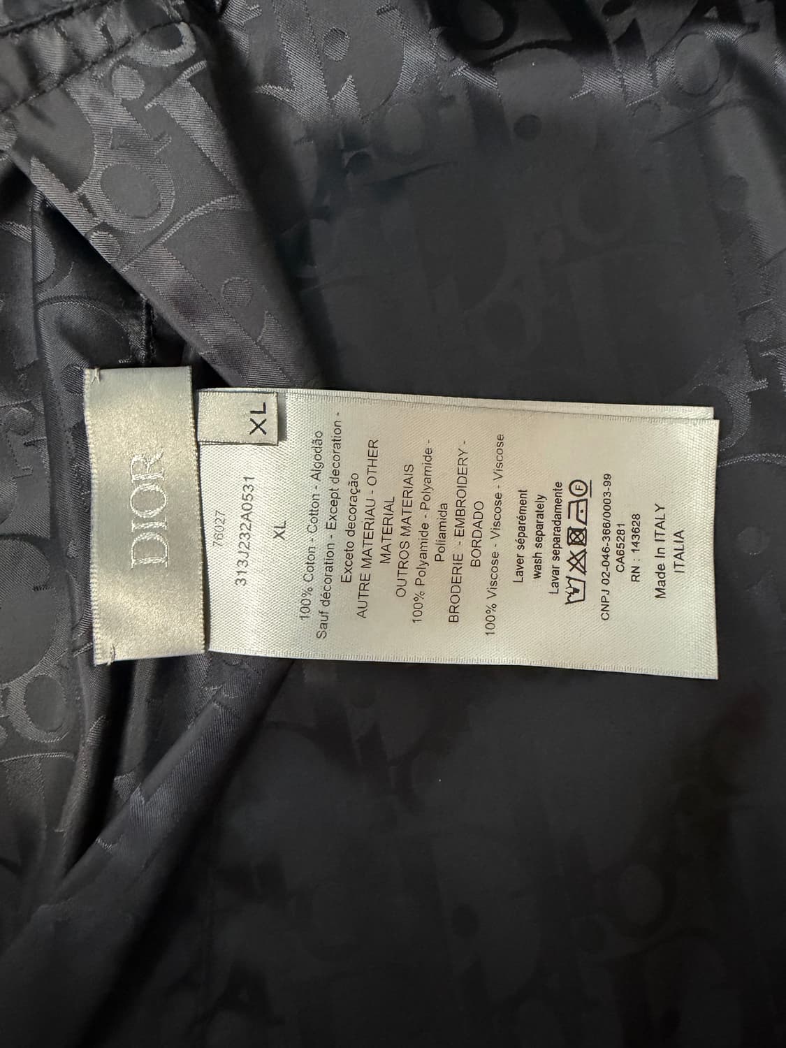 디올 오블리크 리버시블 후드 자켓 상품이미지6