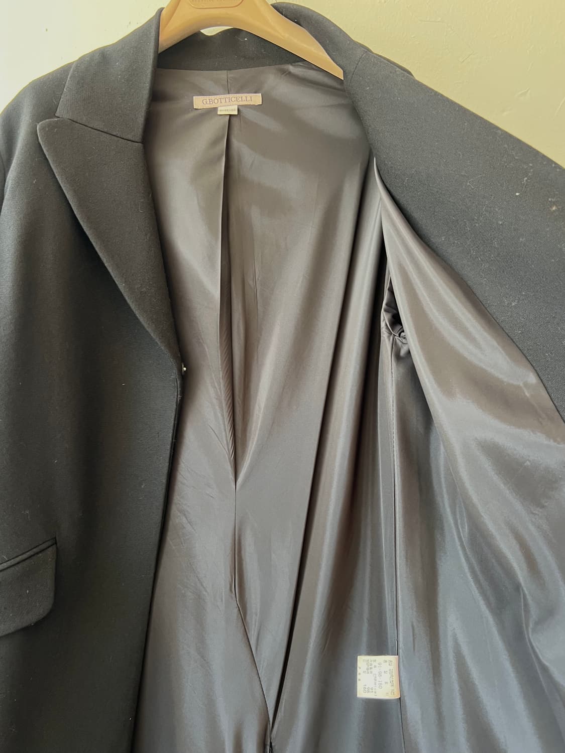  지보티첼리 여성 블랙 간절기 울코트  상품이미지5