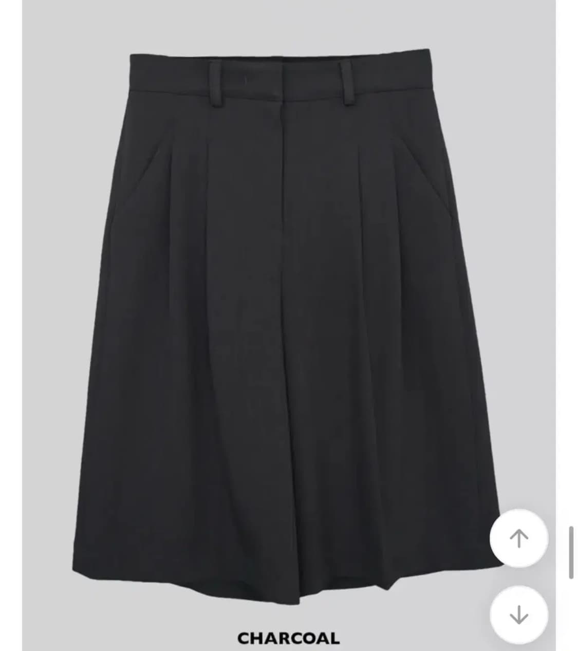 어텀 버뮤다 슬랙스 차콜 M 상품이미지4