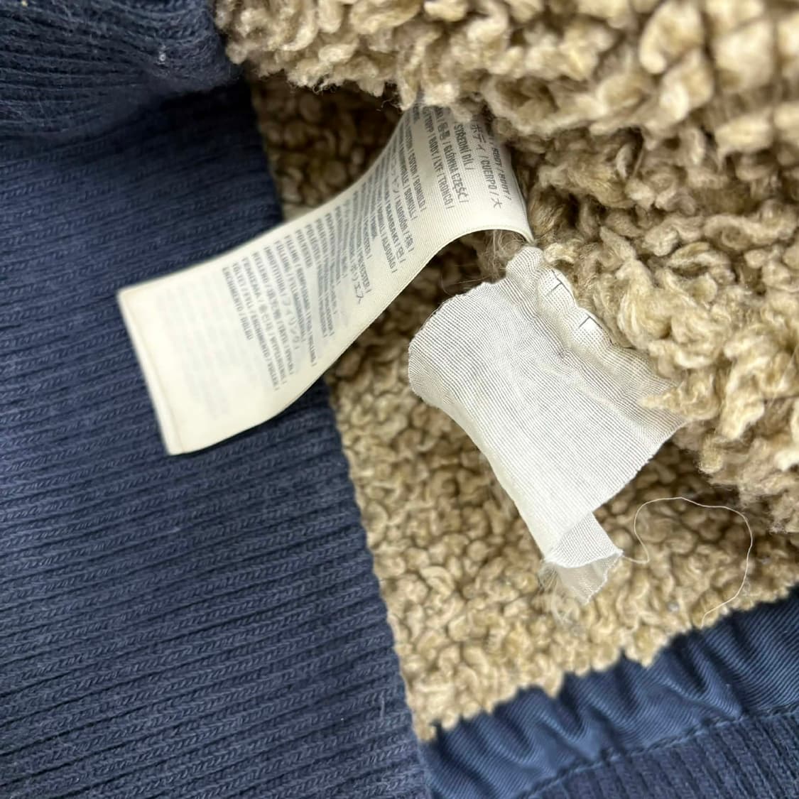 아베크롬비 y2k 울프죠 양털 스웻 대장급 후드집업 희귀져지(L) 상품이미지5