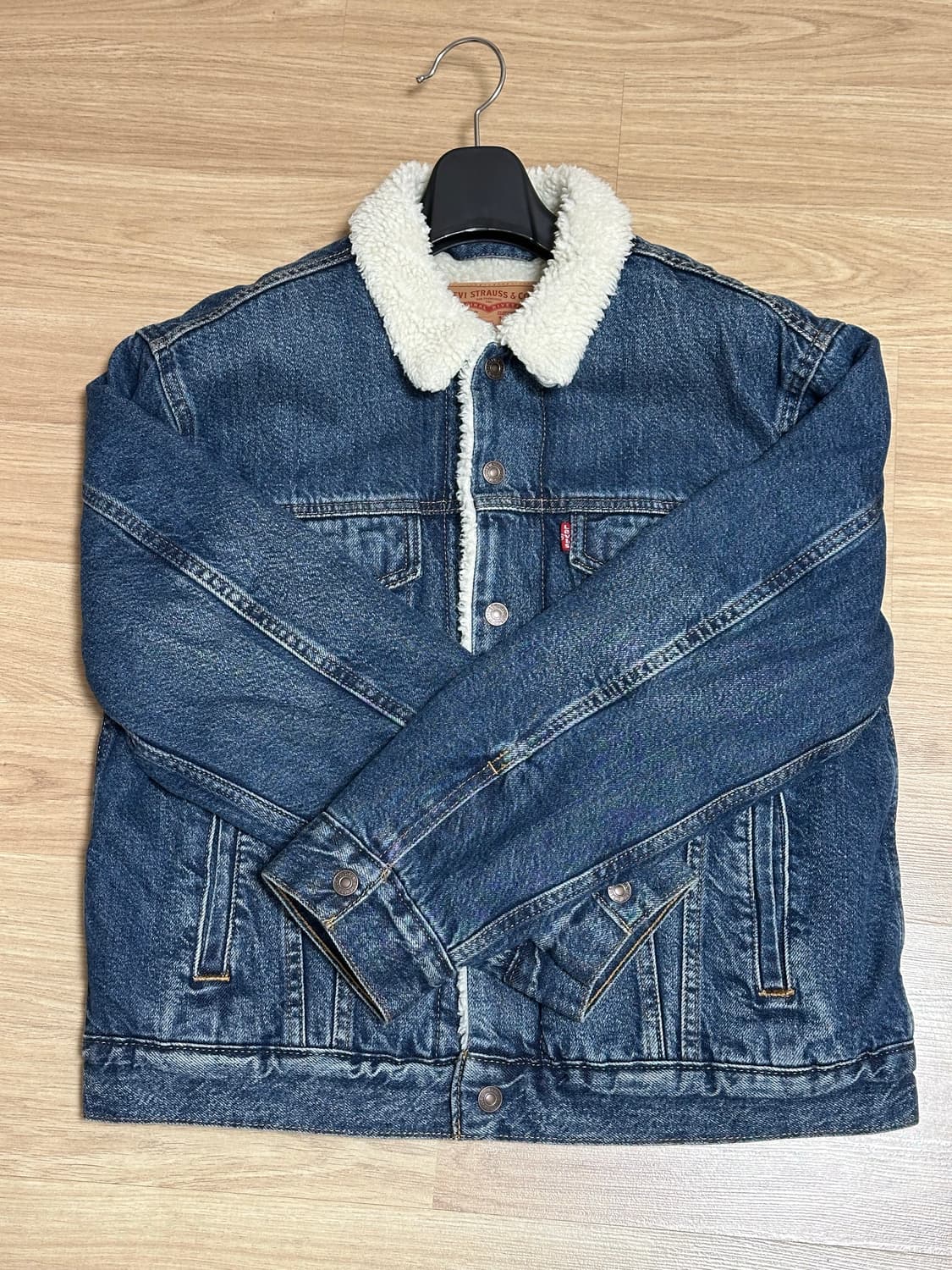 리바이스 셰르파 트럭커 양털 퍼 데님 청자켓 상품이미지3
