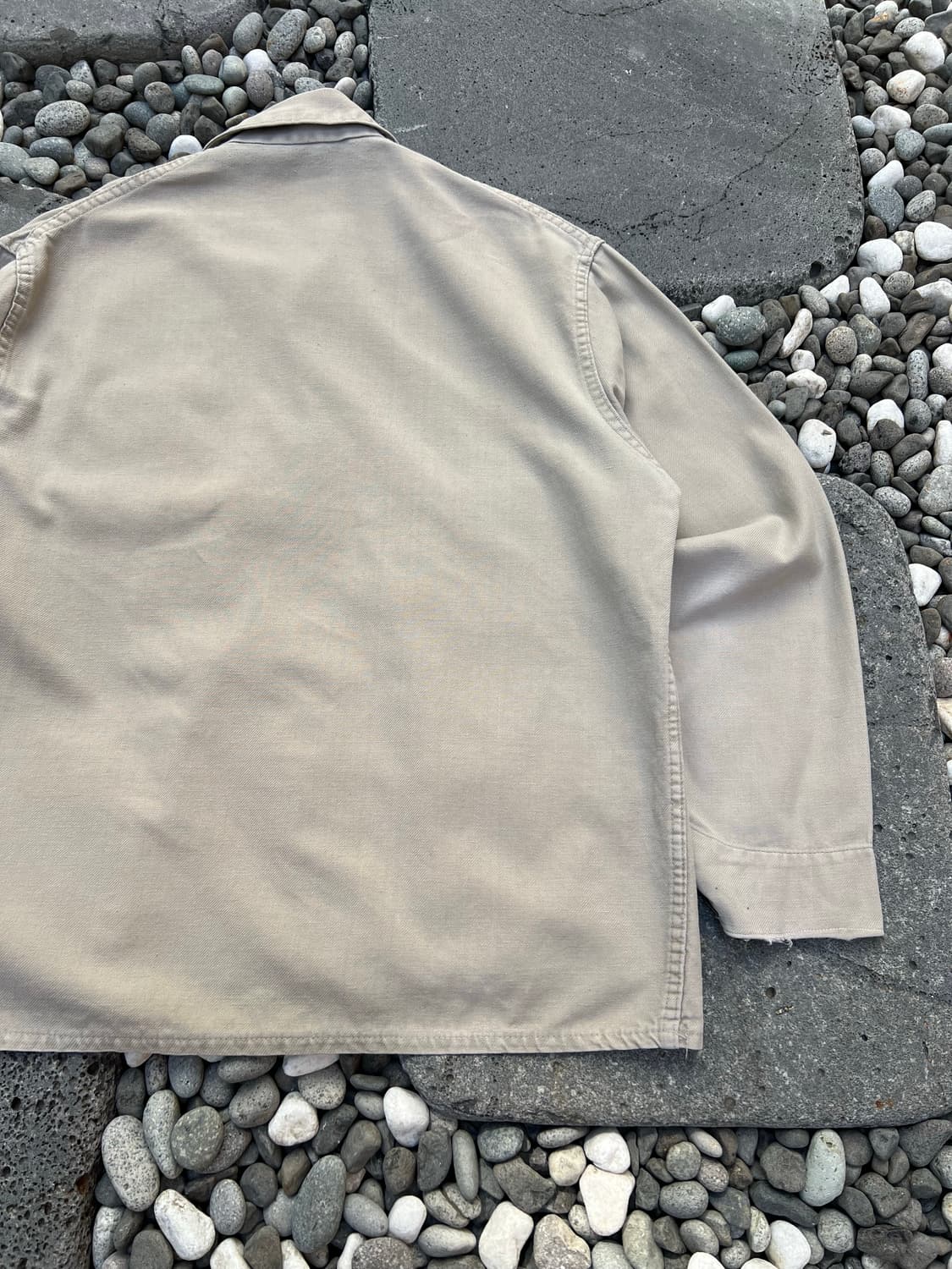 OLD VINTAGE FRENCH BEIGE WORK 빈티지프렌치워크자켓 상품이미지7