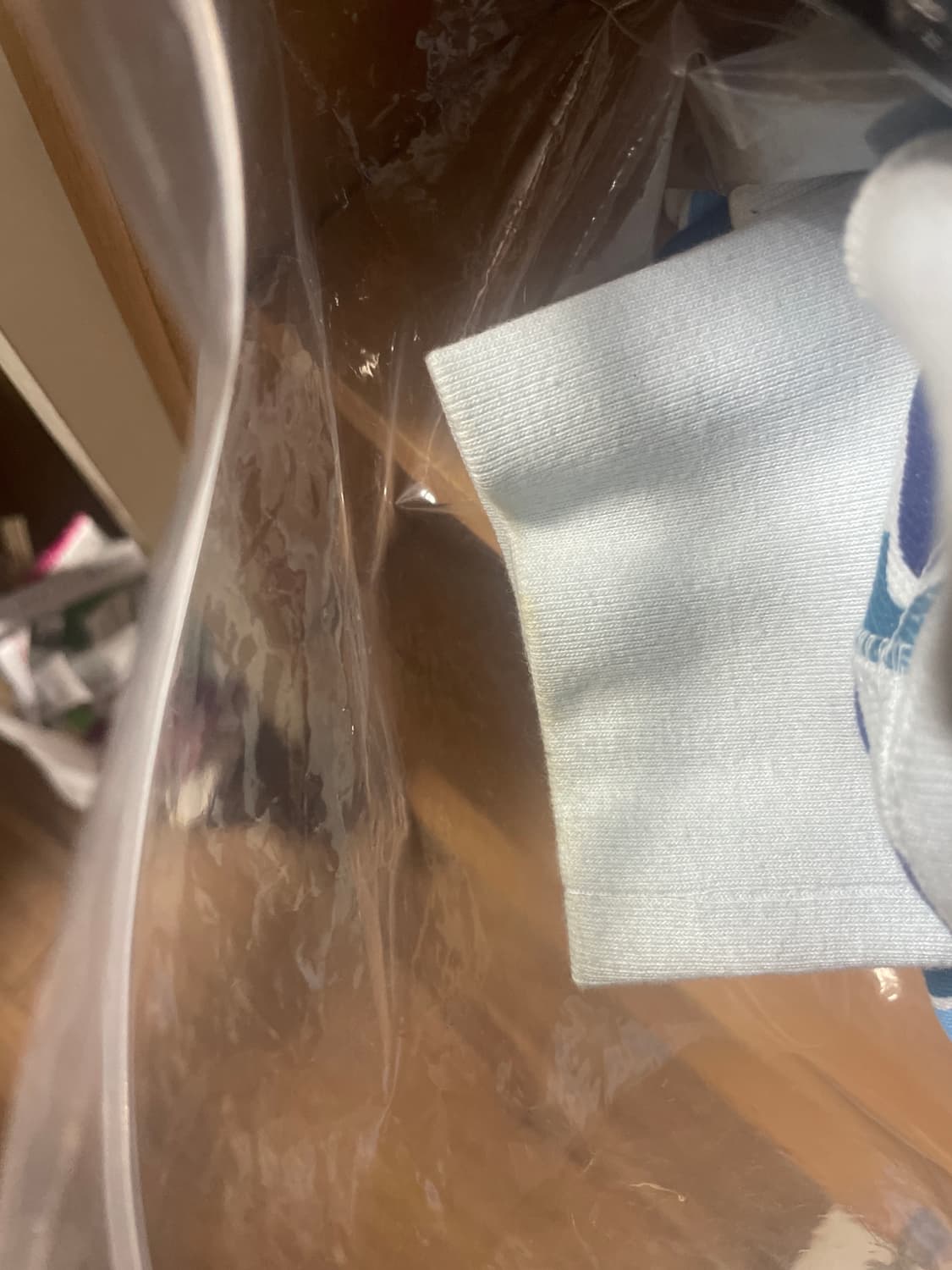 베이프 카모 샤크후드 반집업 블루 m 판매 상품이미지2