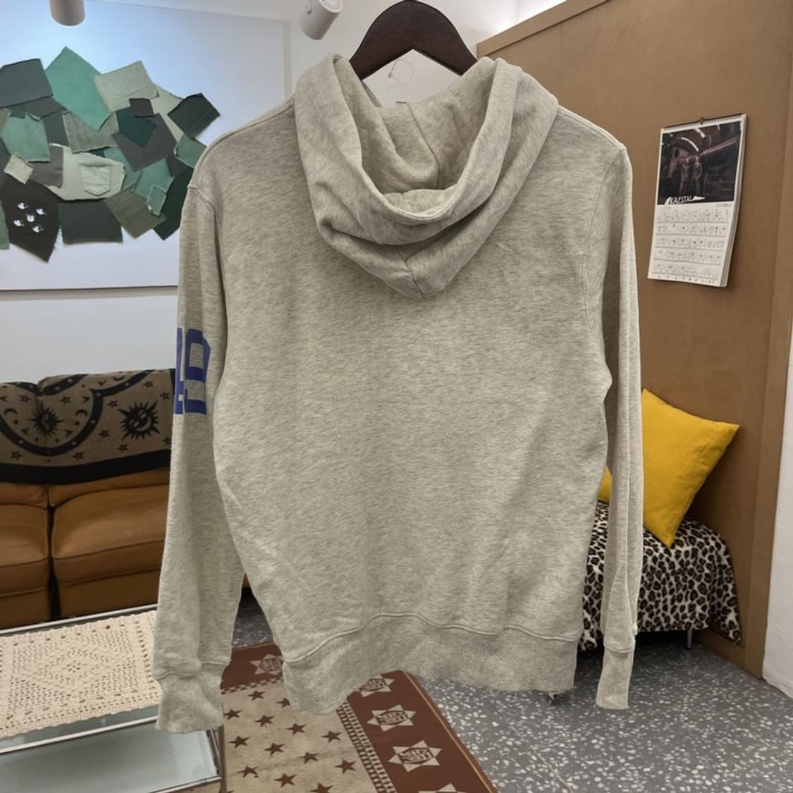 챔피온 올드스쿨 레트로 빈티지 자수패치 후드티 S C10370 상품이미지4