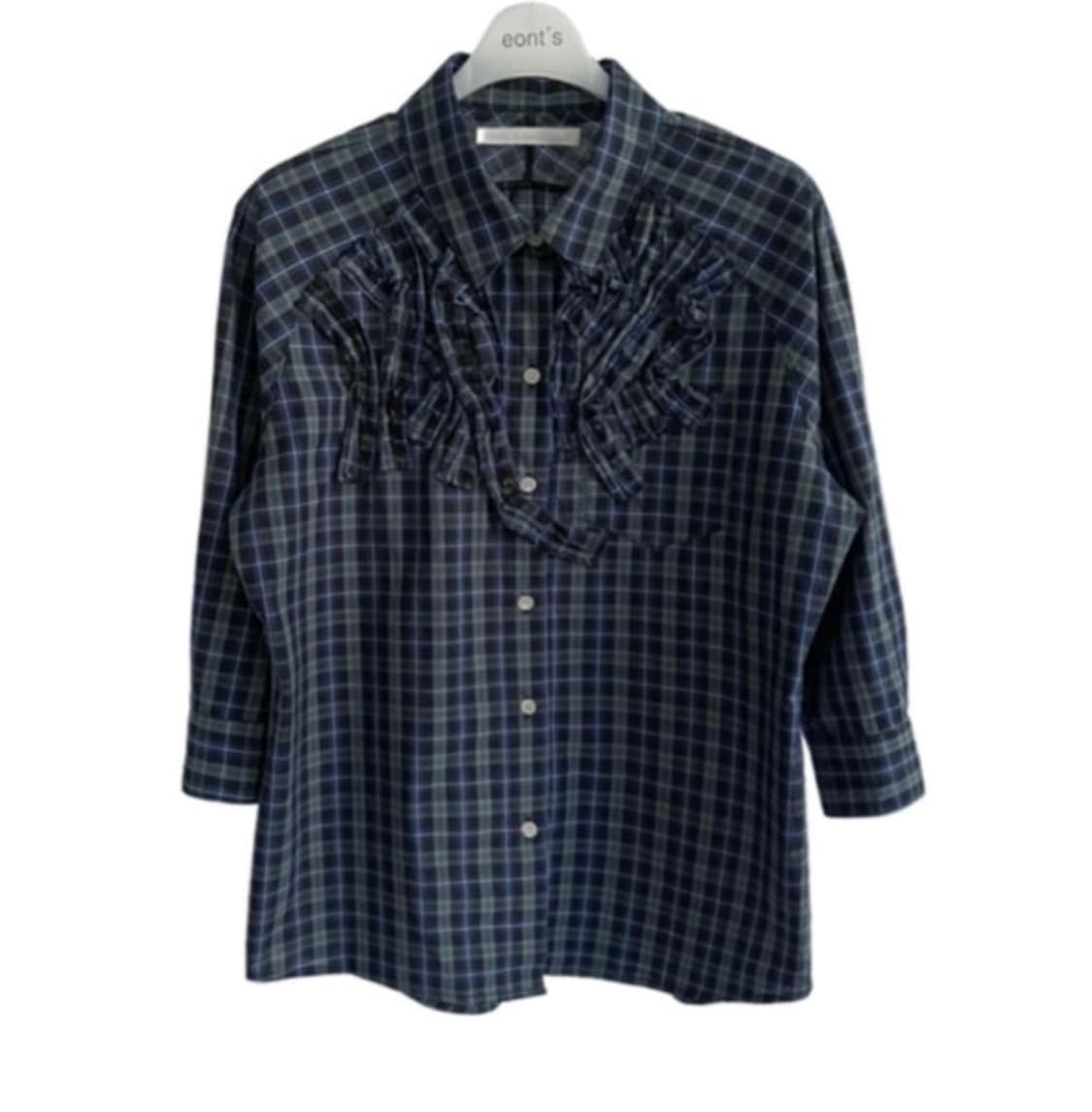 에옹쓰 exclusive habitat frill shirt 상품이미지1