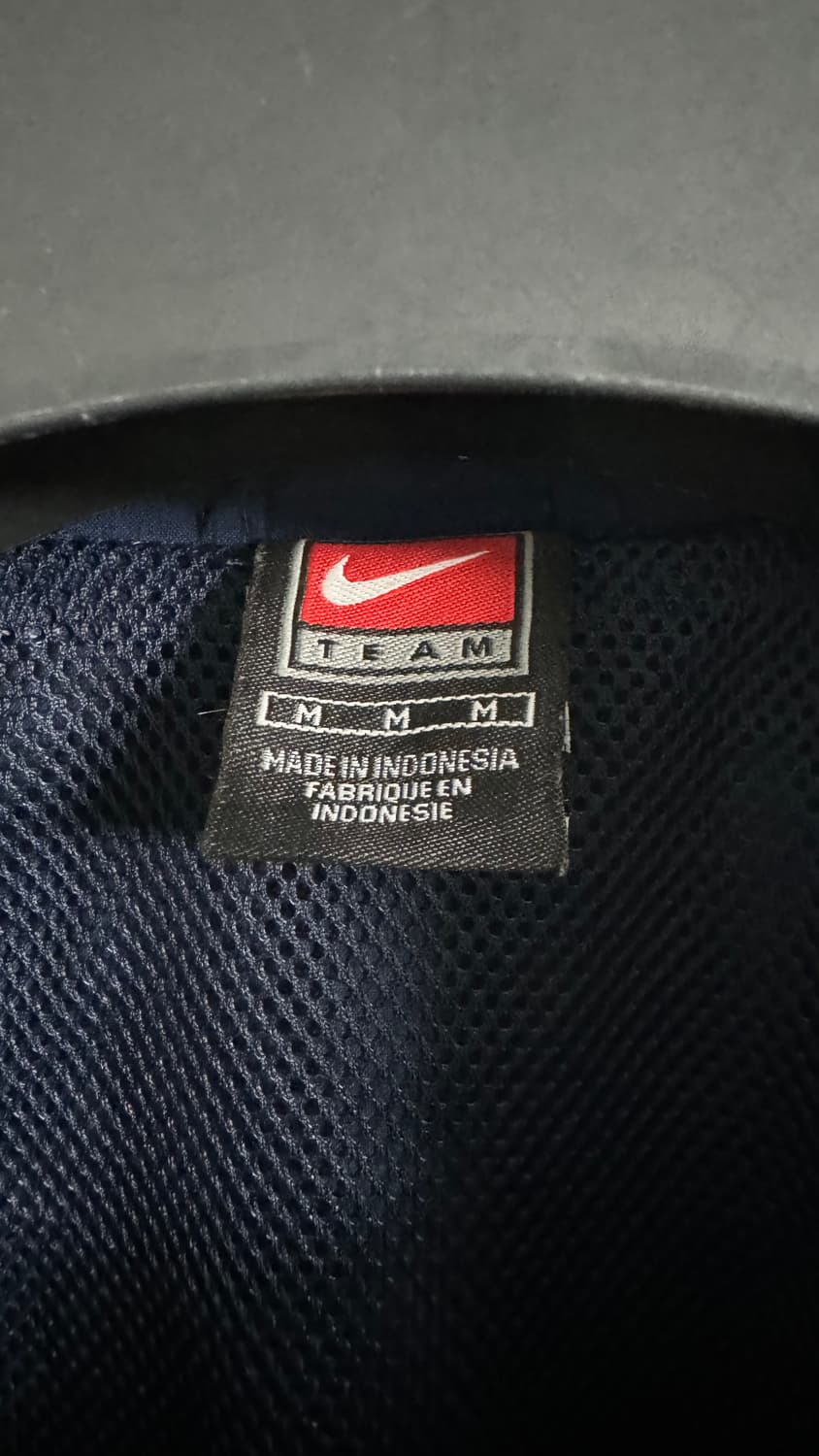 나이키 빈티지 파이핑 바람막이 집업 자켓 네이비 상품이미지3