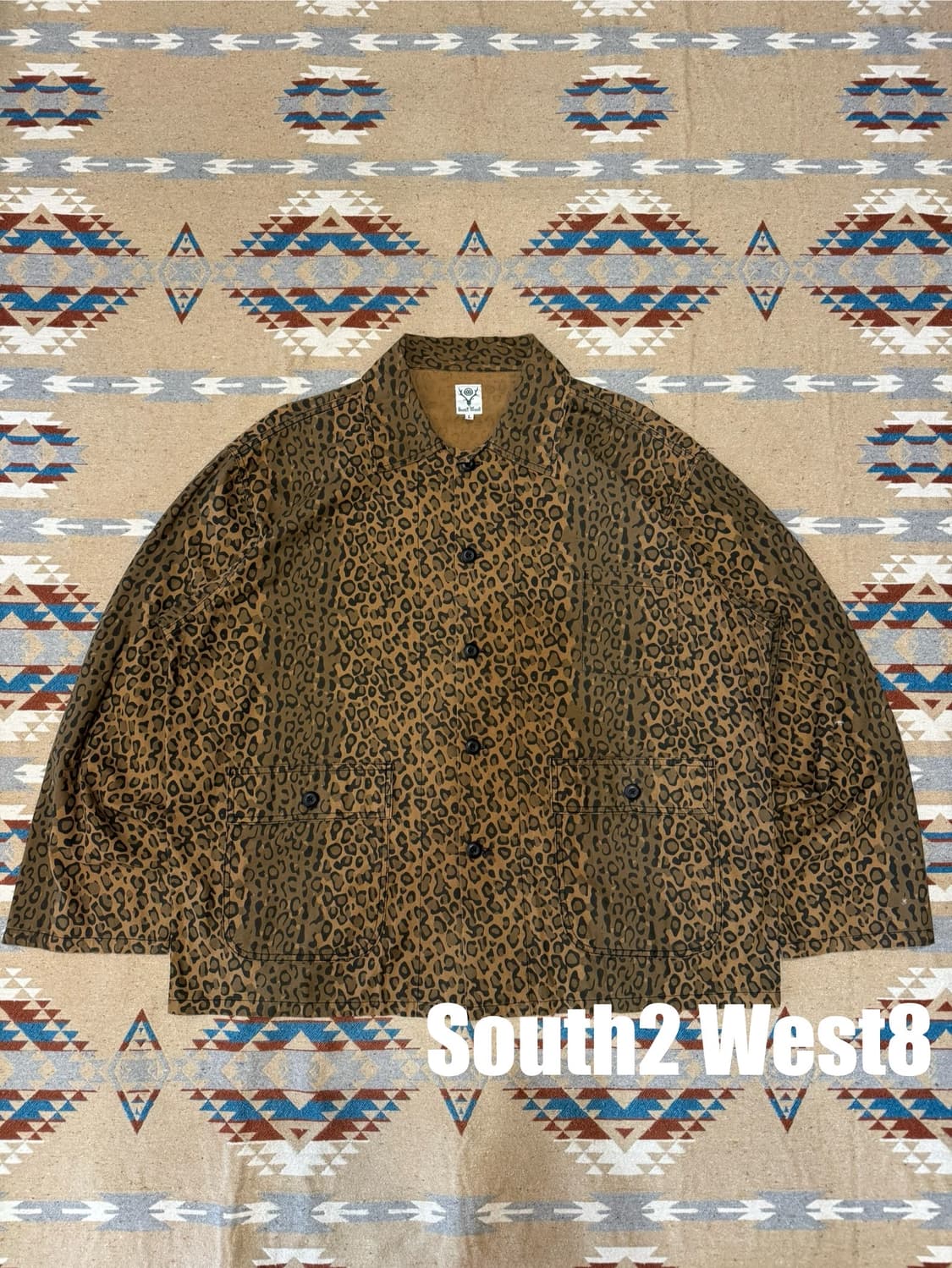 [L] 남이서팔 South2 West8 헌팅 자켓 브라운 상품이미지1