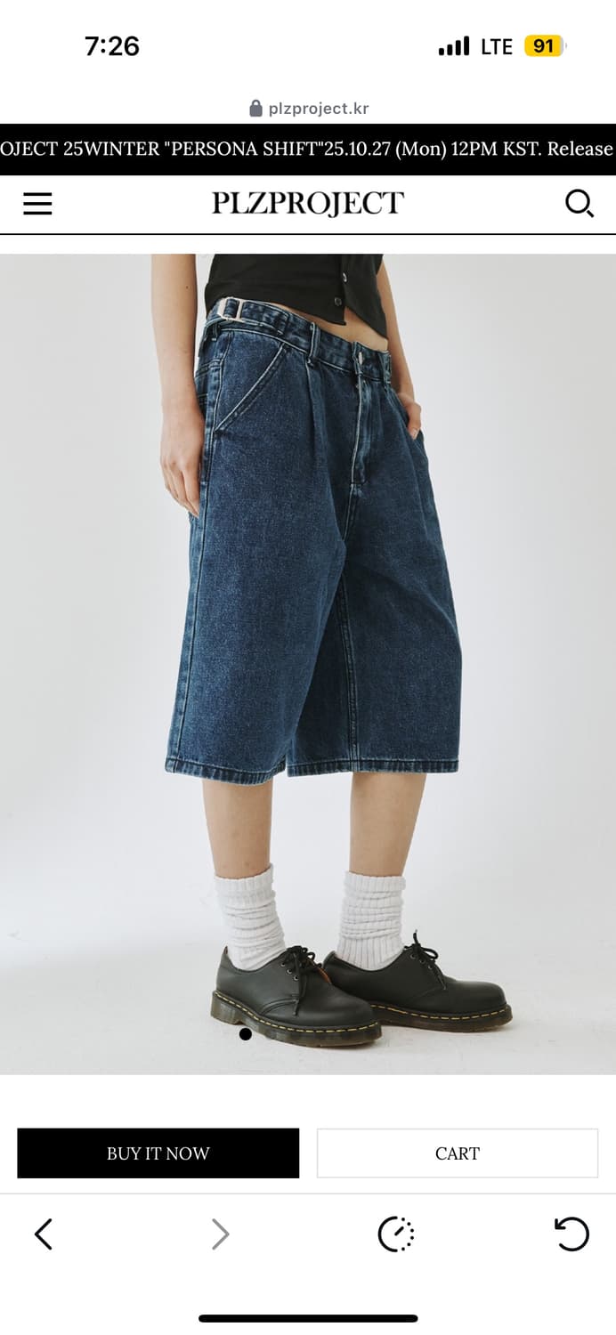 플리즈프로젝트 버뮤다팬츠 상품이미지1