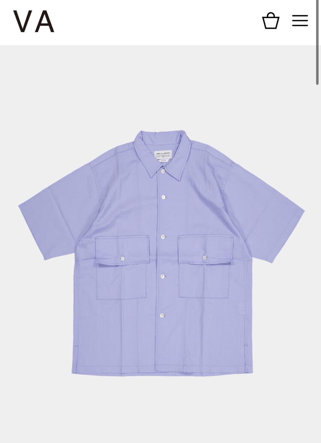 엔즈앤드민즈 25ss corfu shirts 셔츠 sax 컬러 L사이즈 상품이미지1