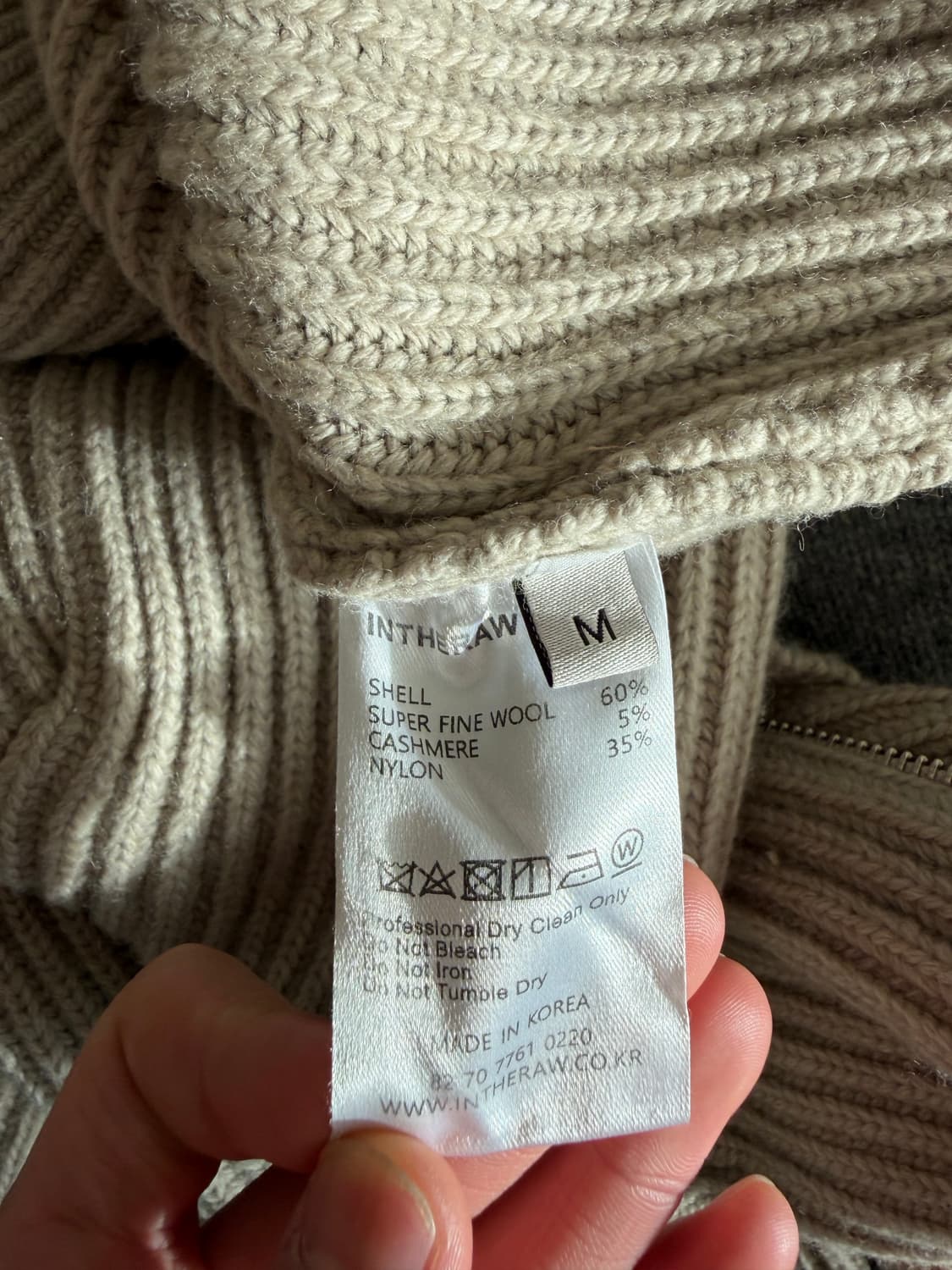 [M] 인더로우 하프집업 니트 상품이미지7