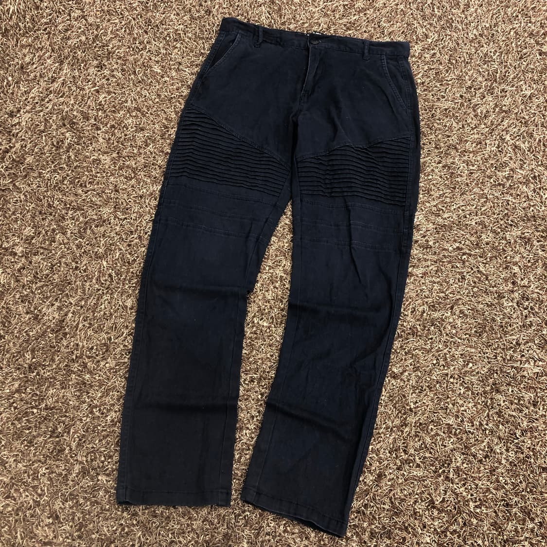 Lazer 바이커 디테일 코튼 워크 팬츠 상품이미지1