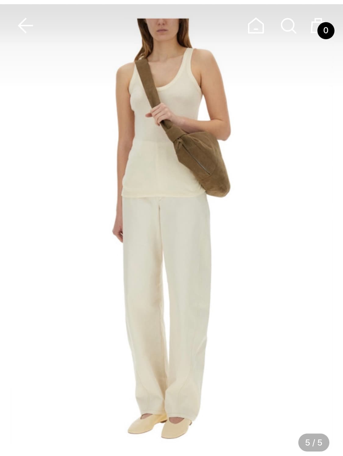 (새상품) 르메르 탱크탑 아이보리 xs 상품이미지4