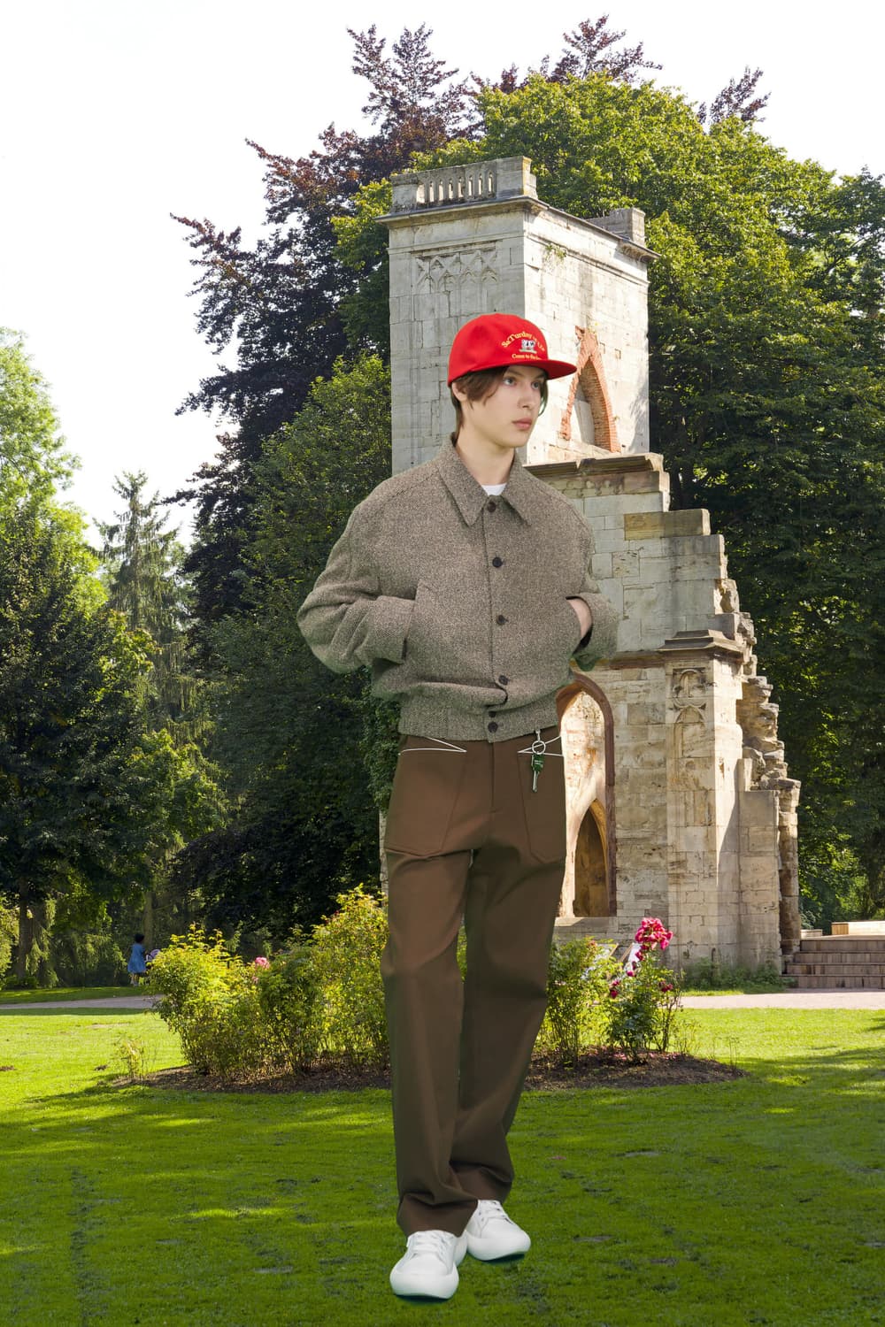 [M] STU 트윌 밴딩 자켓 베이지 브라운 상품이미지3