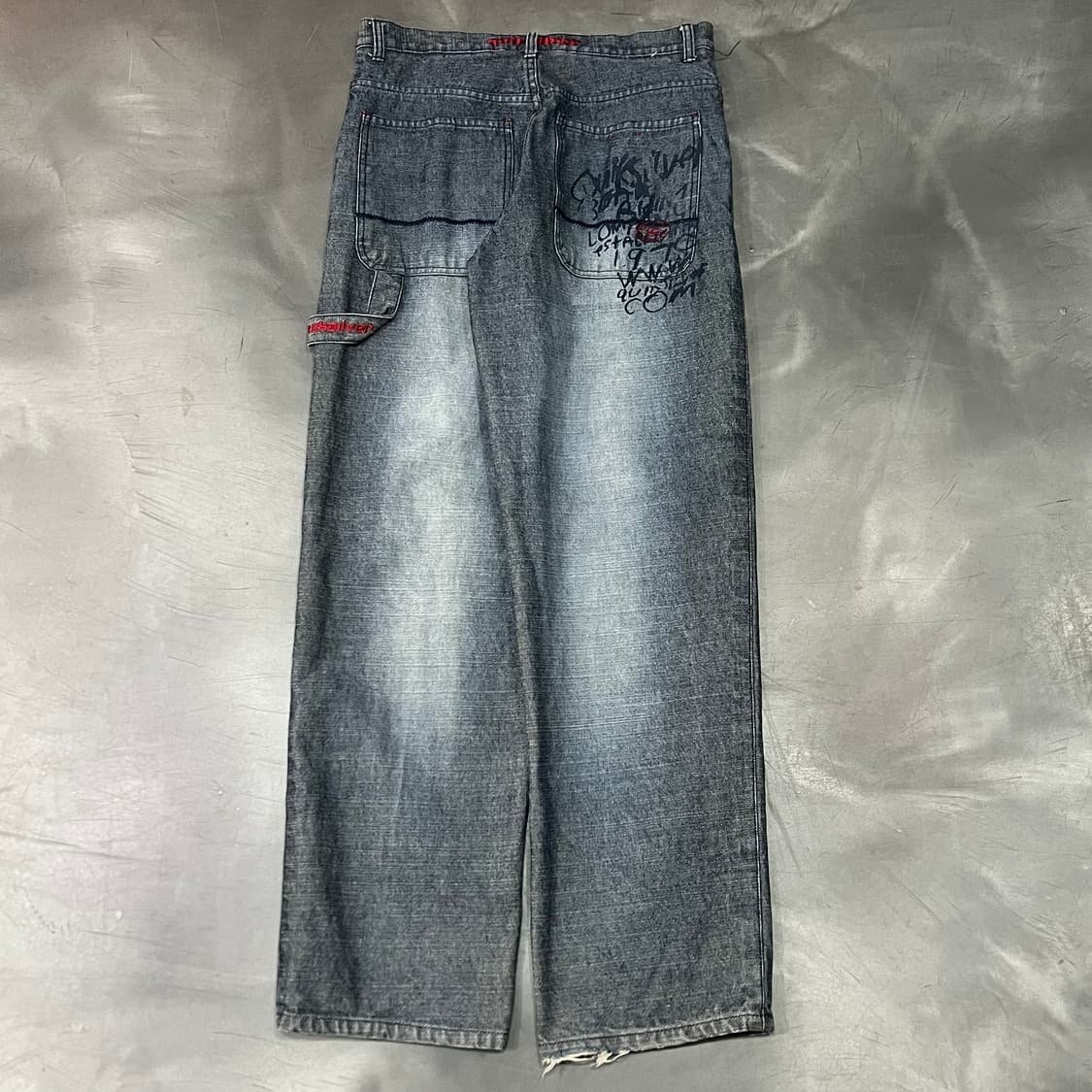  퀵실버 그래픽 카펜터 데님 팬츠 y15146 상품이미지2