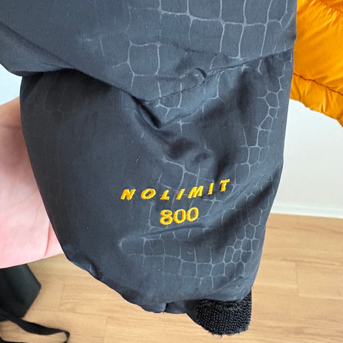 네파 800 노리미트 옐로우 패딩 자켓 100(L) 상품이미지4