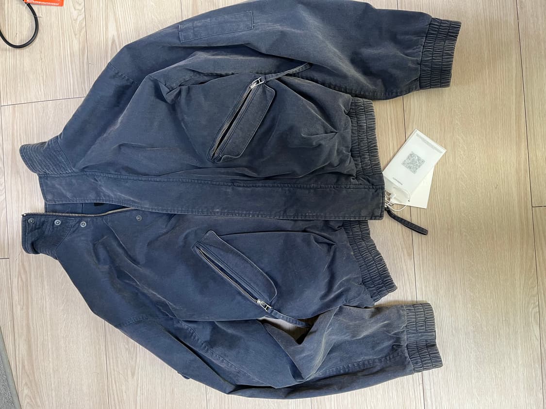 999humanity 어드벤처 블리치드 봄버 자켓 네이비 s 상품이미지1