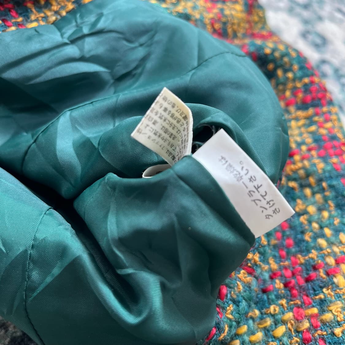 Vivid Boutique Jpn 비비드 트위드 체크 크롭 자켓 상품이미지3