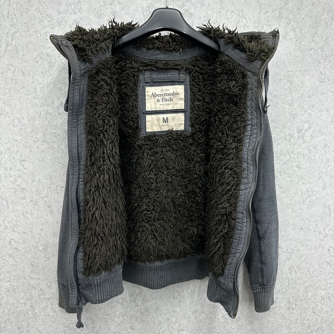 95 아베크롬비 울프죠 y2k 남자 후드집업 상품이미지3