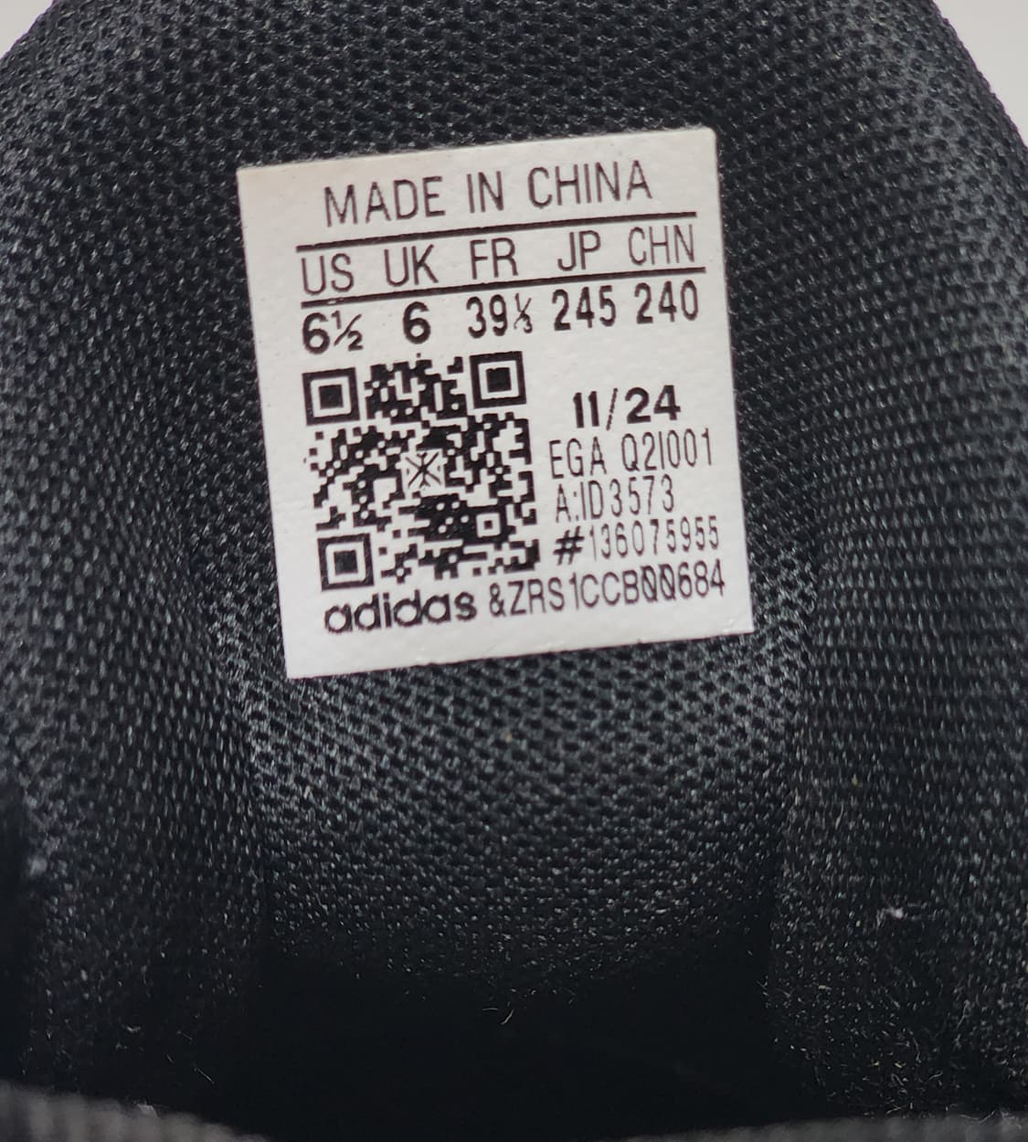 아디다스 오즈웨이브 블랙화이트 ID3573 245mm 상태최상 상품이미지8