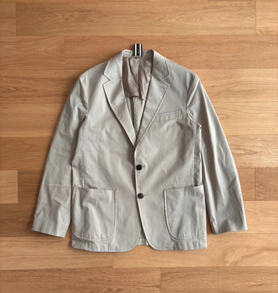 Hazzys 헤지스 베이지 면 블레이저 자켓 100 상품이미지2