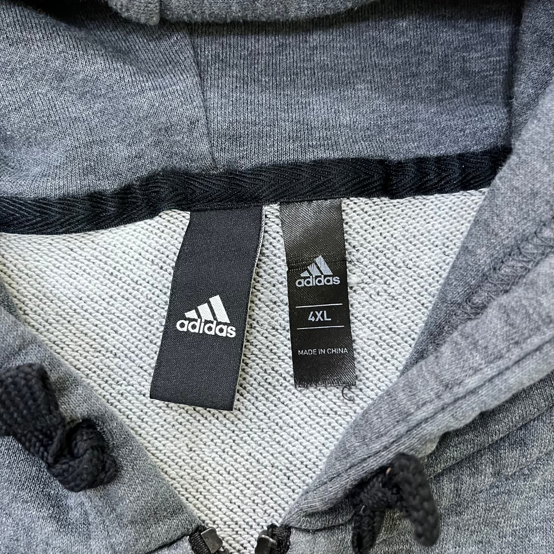 4XL 아디다스 후드 집업 0325M 상품이미지2