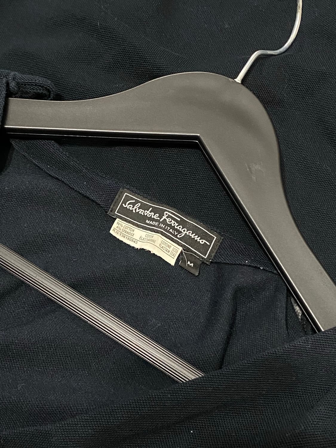 Salvatore Ferragamo 끈 디테일 게더 반팔디셔츠 상품이미지6